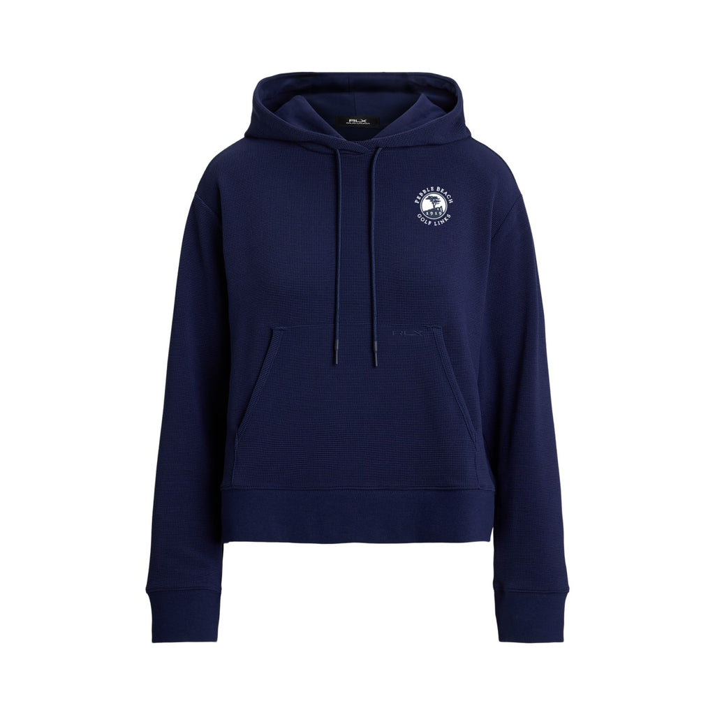 Pebble Beach Women's Tech Waffle Knit Hoodie by Ralph Lauren