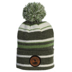 Pebble Beach Listra Stripe Beanie by Ahead