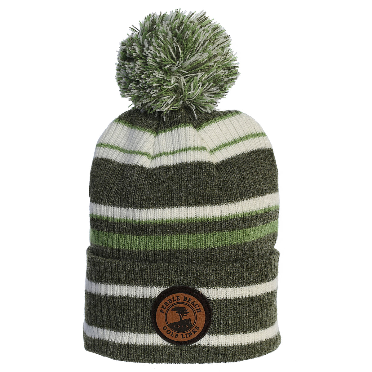 Pebble Beach Listra Stripe Beanie by Ahead