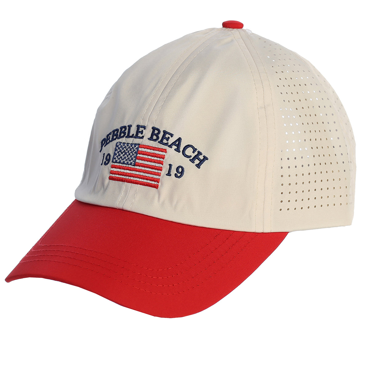 Pebble Beach Women's Flag Sun Goddess Hat by Vimhue