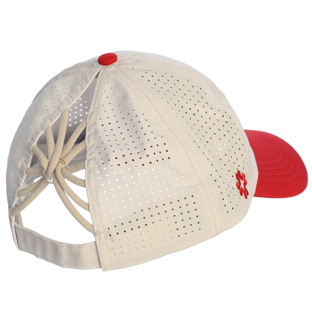 Pebble Beach Women's Flag Sun Goddess Hat by Vimhue