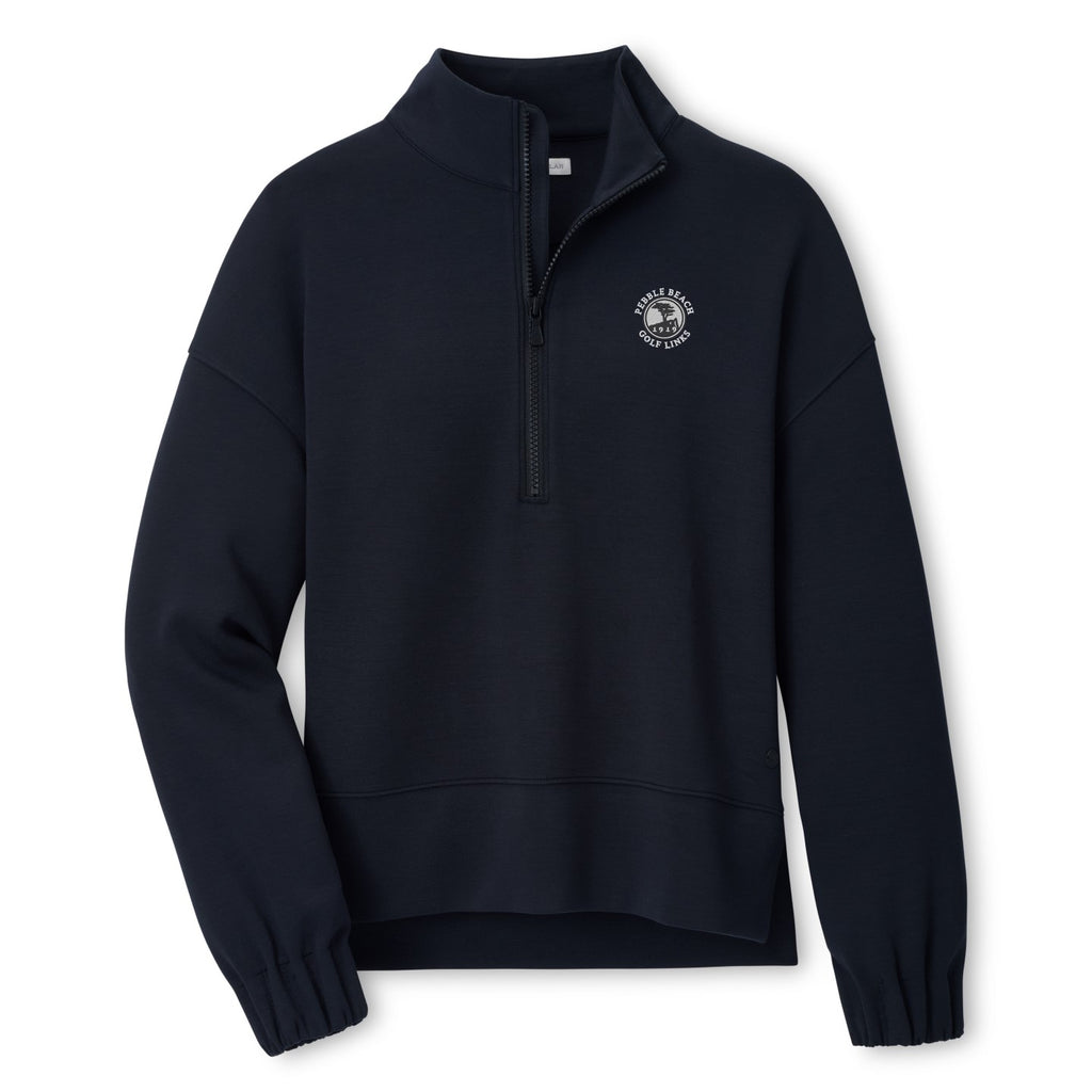 Pebble Beach Women's Flora Knit Half-Zip Pullover by Peter Millar