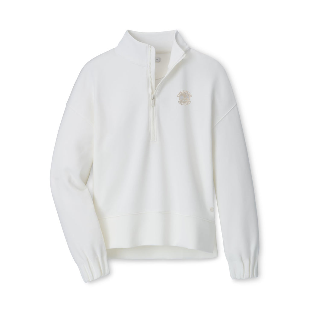 Pebble Beach Women's Flora Knit Half-Zip Pullover by Peter Millar