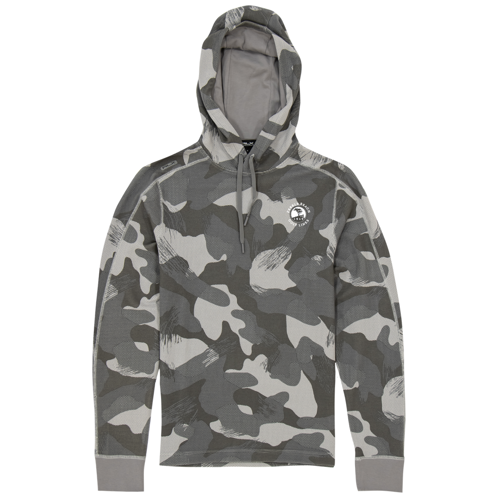 Pebble Beach Performance Waffle-Knit Camo Hoodie by Ralph Lauren ...