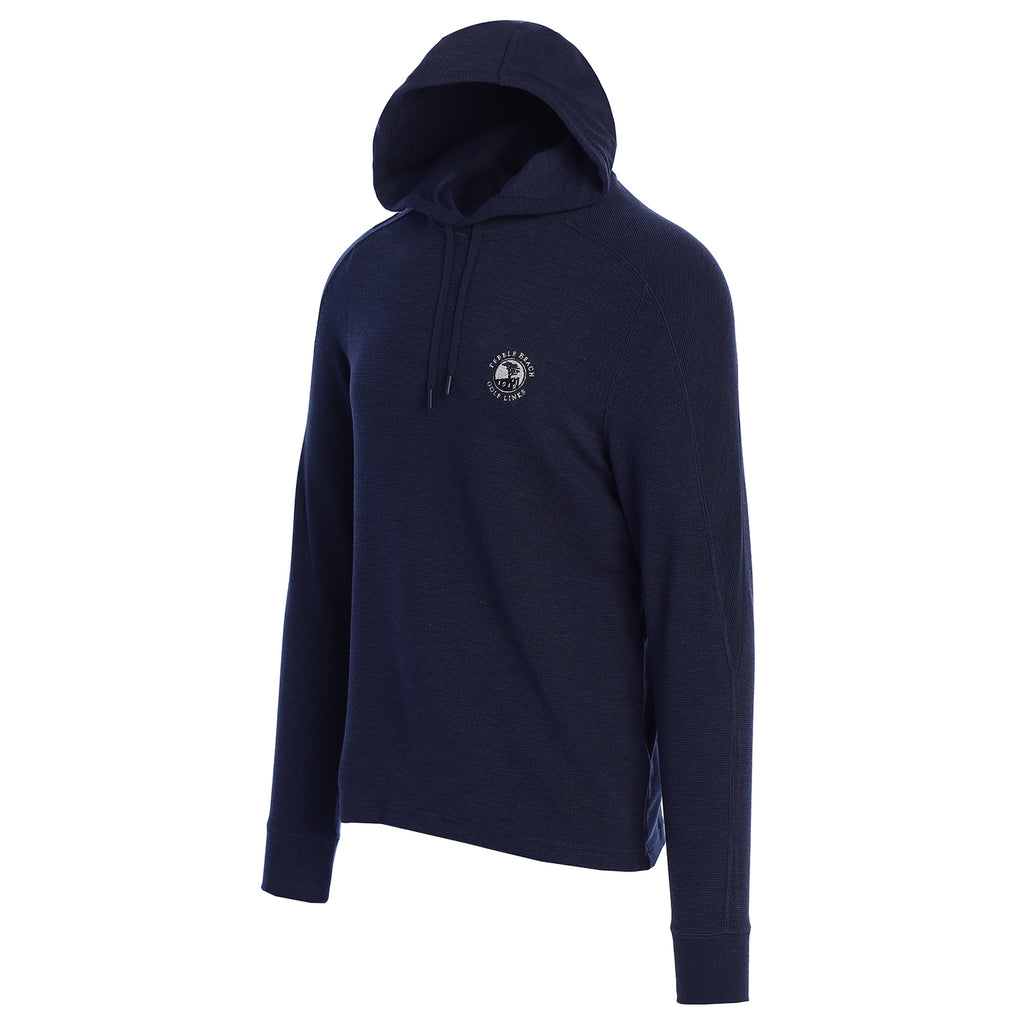 Pebble Beach Performance Waffle-Knit Hoodie by Ralph Lauren