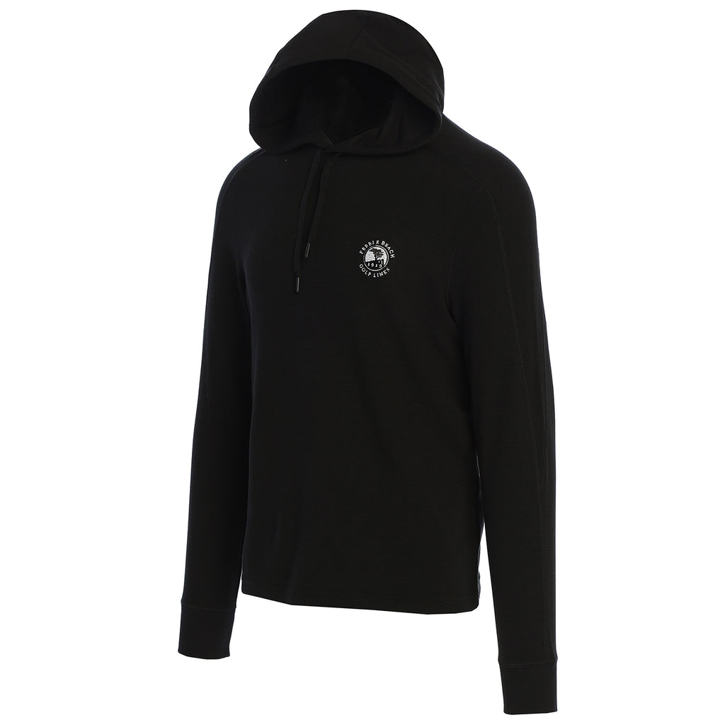 Pebble Beach Performance Waffle-Knit Hoodie by Ralph Lauren