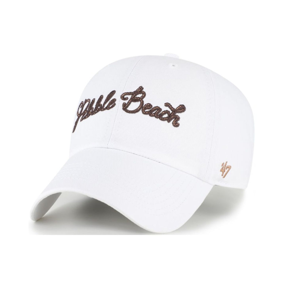 Pebble Beach Women's Script Clean Up Hat by '47