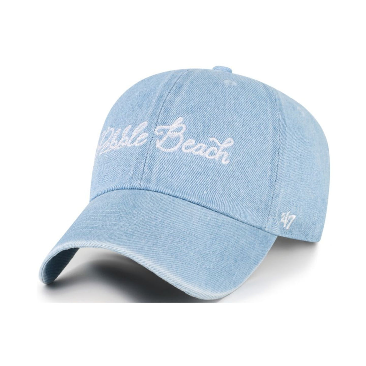 Pebble Beach Women's Script Clean Up Hat by '47