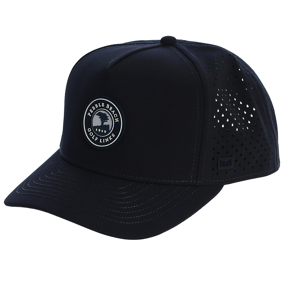 Pebble Beach Circle Patch Odysea Stacked Hydro Hat by Melin