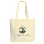 Pebble Beach Map Tote Bag