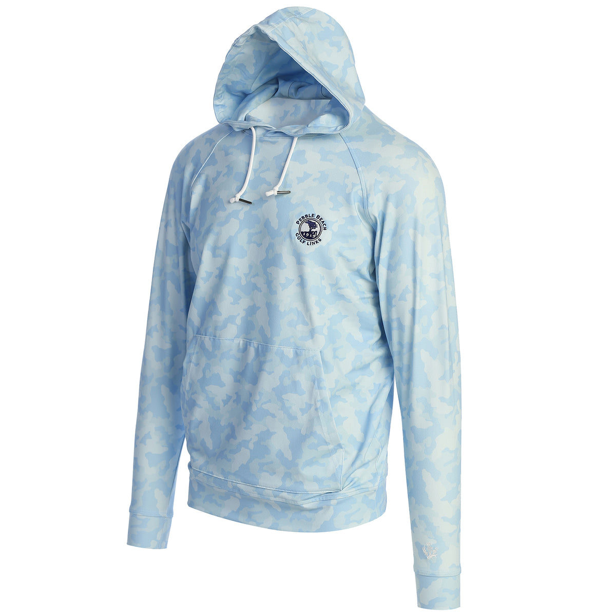 Pebble Beach Tyler Camo Print Hoodie by Donald Ross