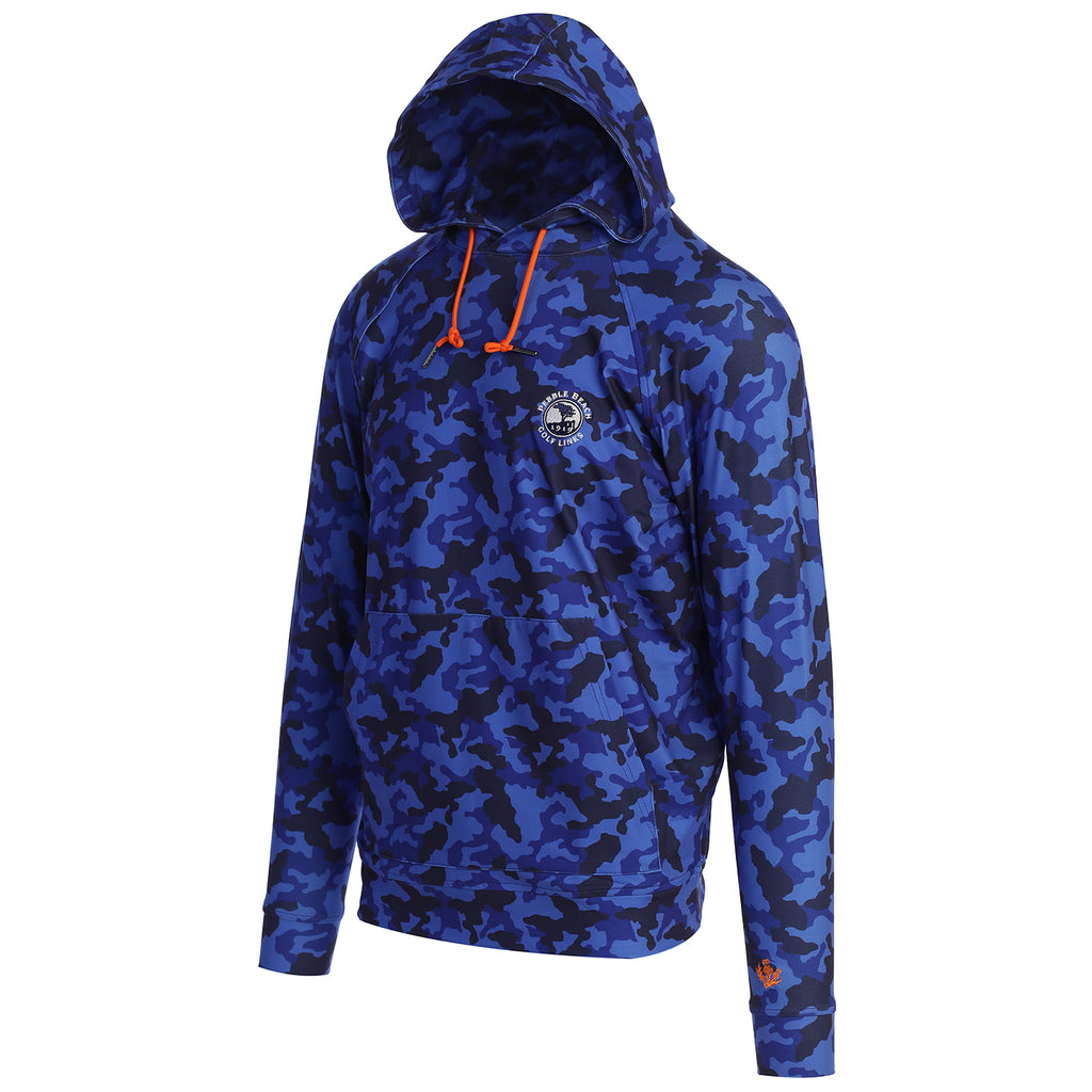 Pebble Beach Tyler Camo Print Hoodie by Donald Ross