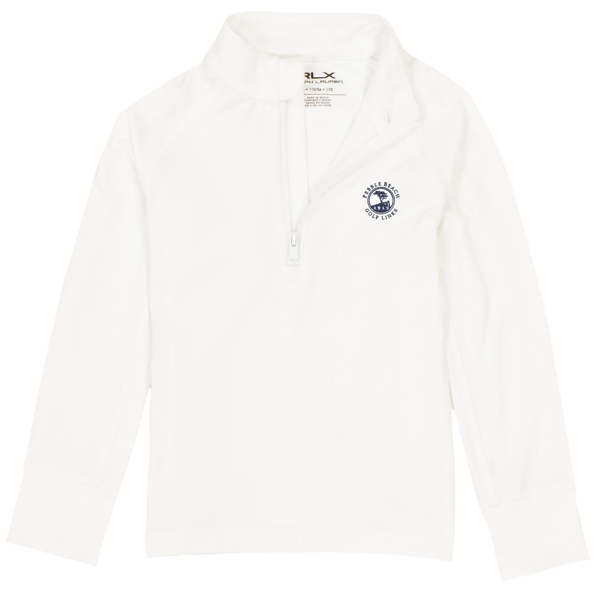 Pebble Beach Toddler Stretch Peached 1/4 Zip Pullover by Ralph Lauren