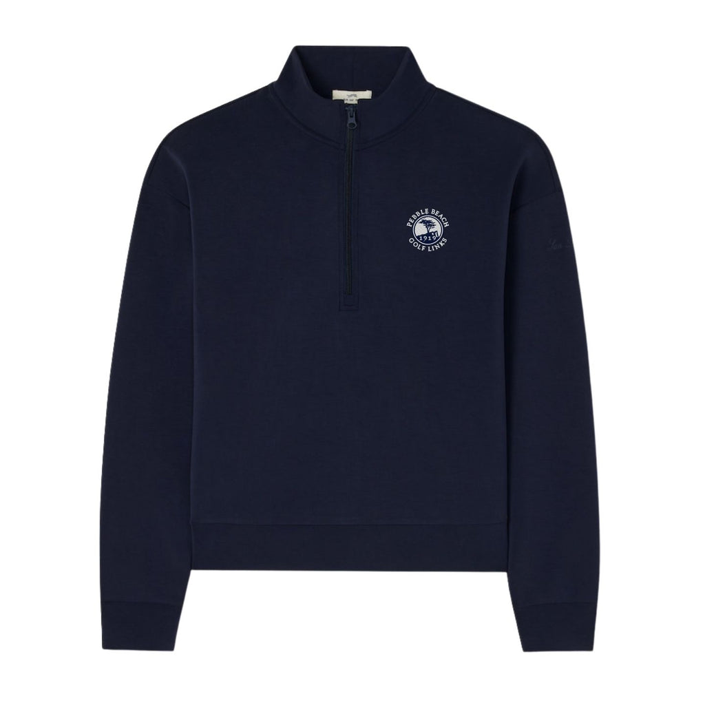 Pebble Beach Women's Pacific Luxe Quarter Zip by Sun Day Red