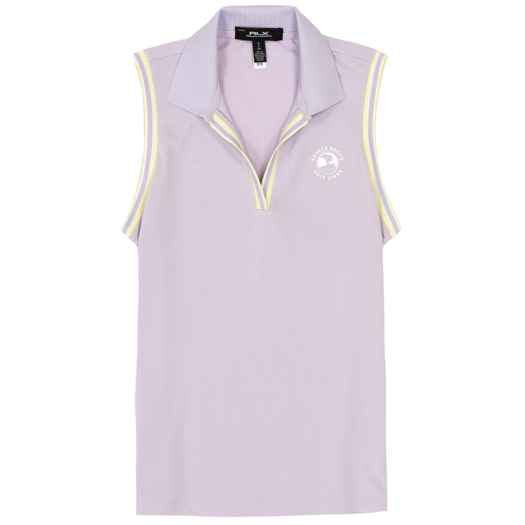 Pebble Beach Girl's Sleeveless Air Tech Polo by Ralph Lauren