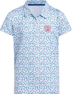 Pebble Beach Girl's Printed Polo by adidas