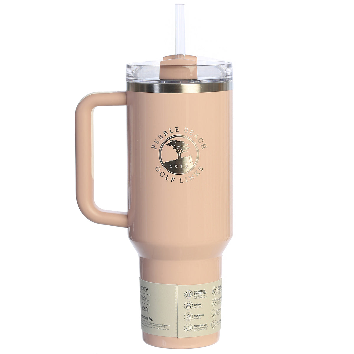 Pebble Beach 40 OZ Quencher2.0 Flowstate Tumbler by Stanley