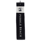 Pebble Beach Golf Links Vertical Trifold Golf Towel
