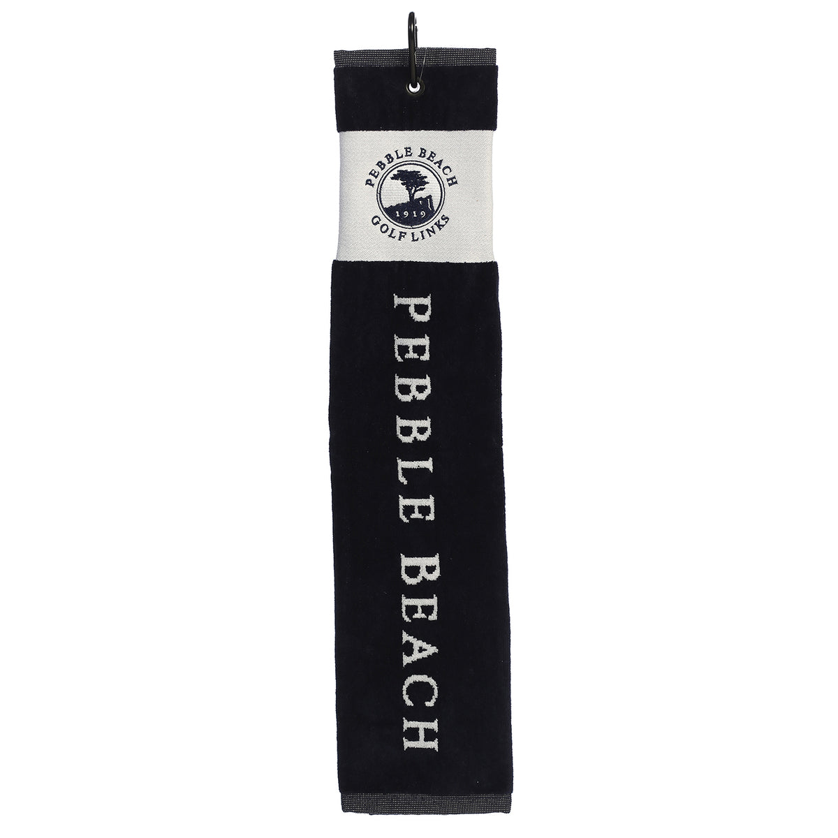 Pebble Beach Golf Links Vertical Trifold Golf Towel