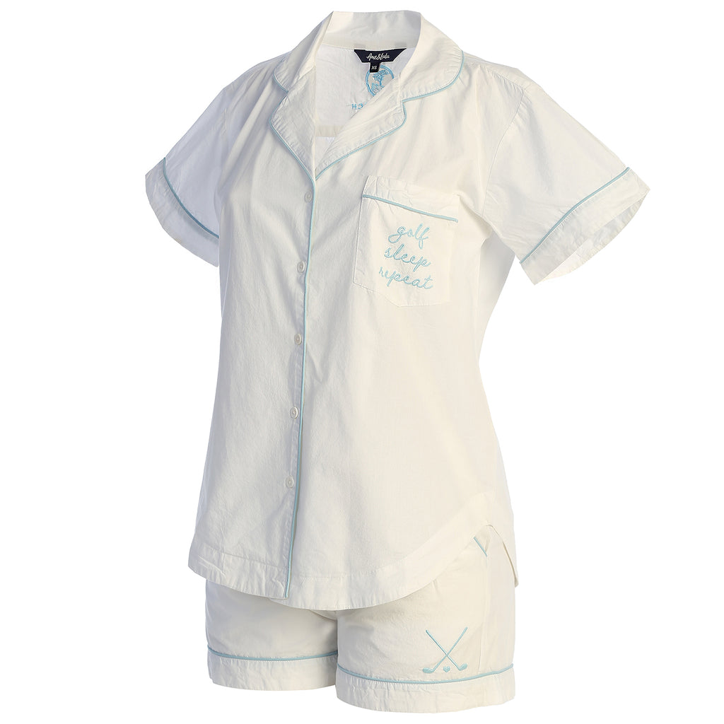 Pebble Beach Short Pajama Set by Ame & Lulu