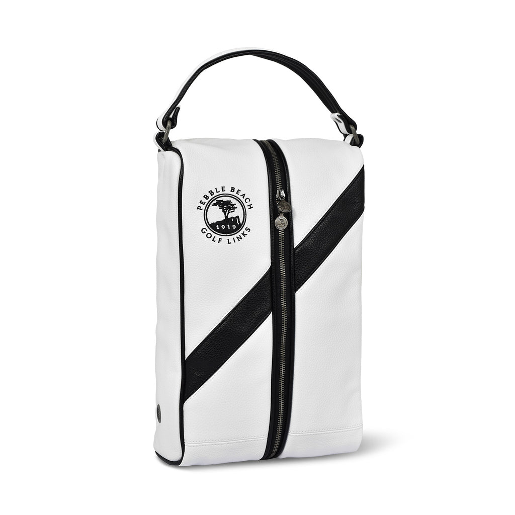 Pebble Beach Crown Stripe Shoe Bag