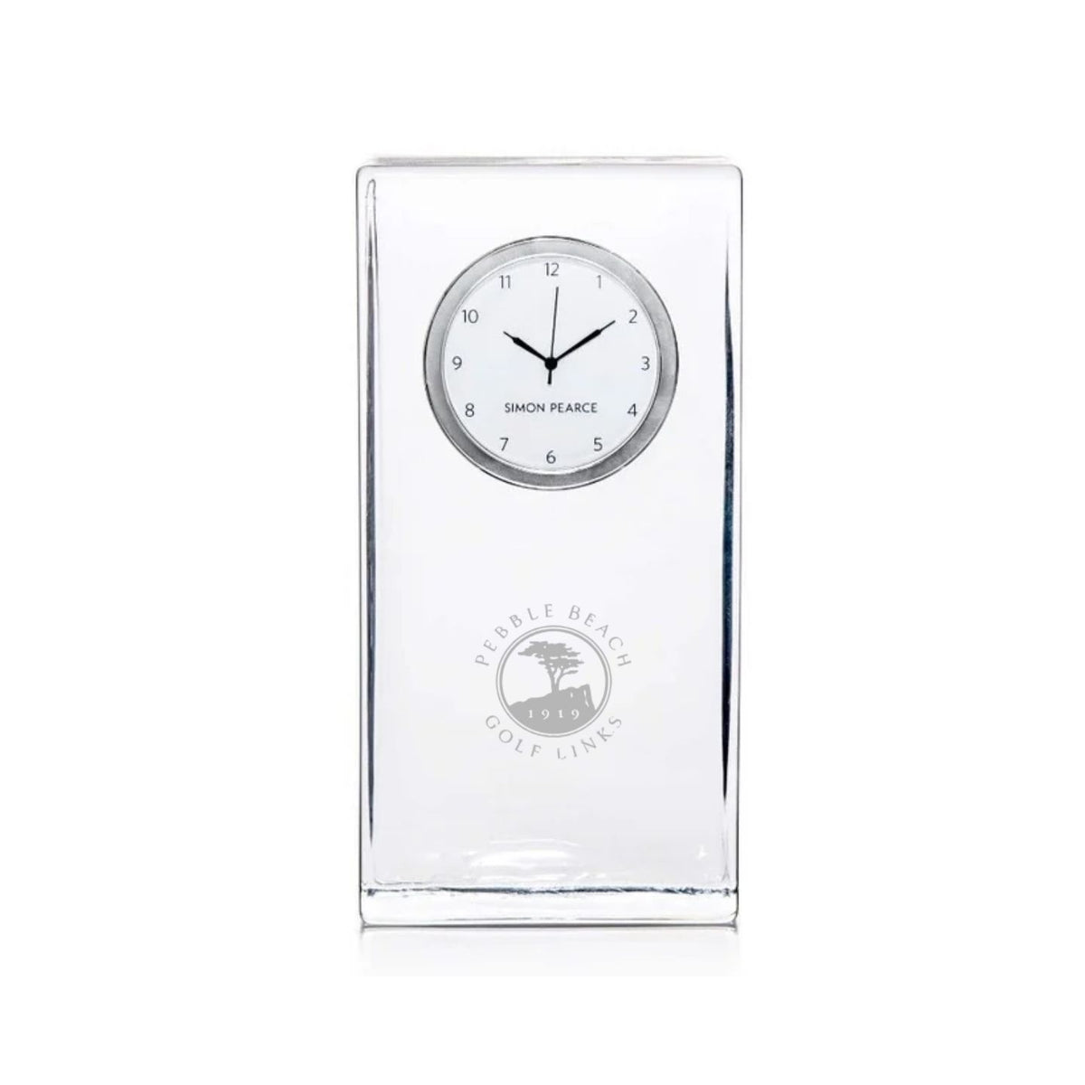 Pebble Beach Woodbury Clock by Simon Pearce