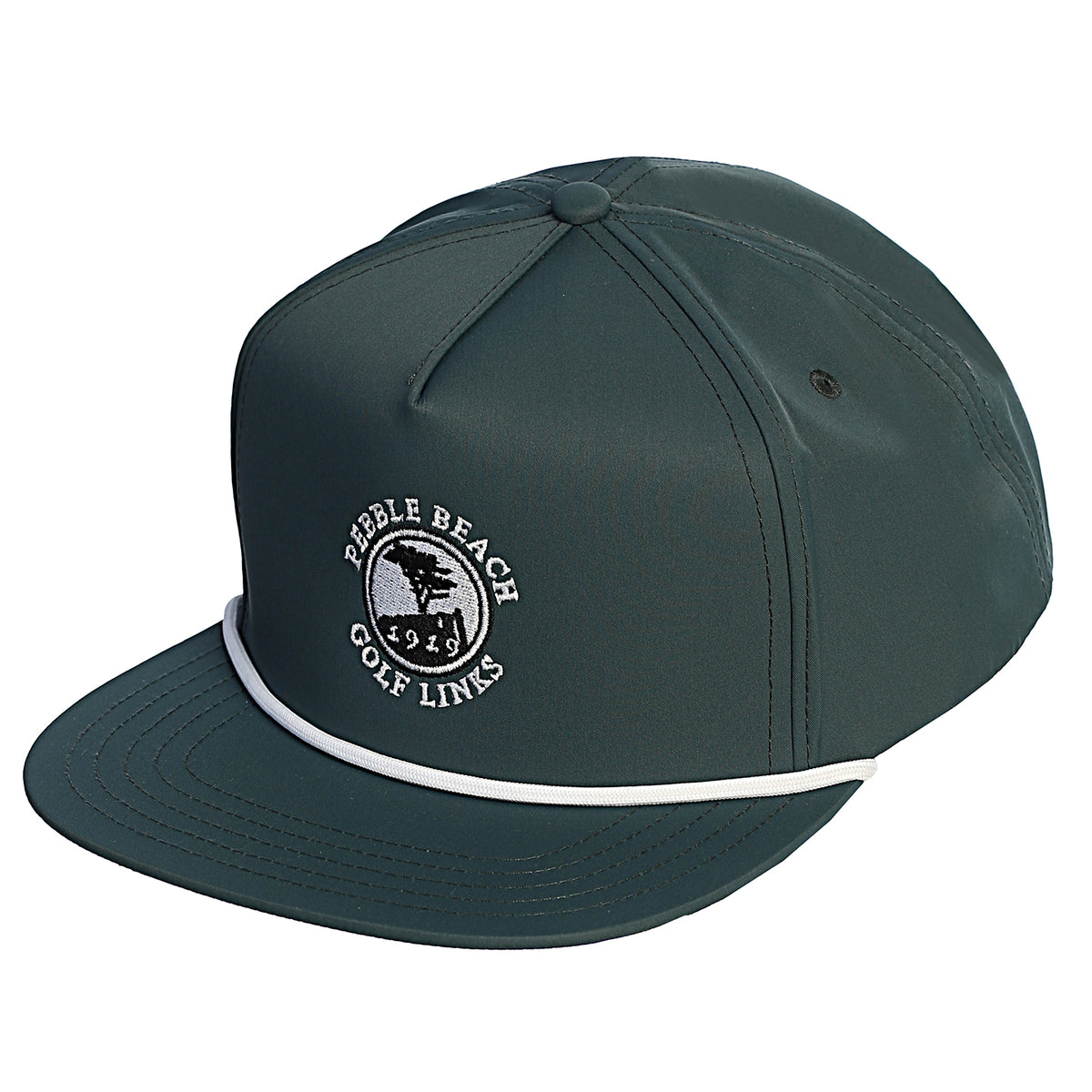 Pebble Beach Evergreen Poly Rope Hat by Malbon
