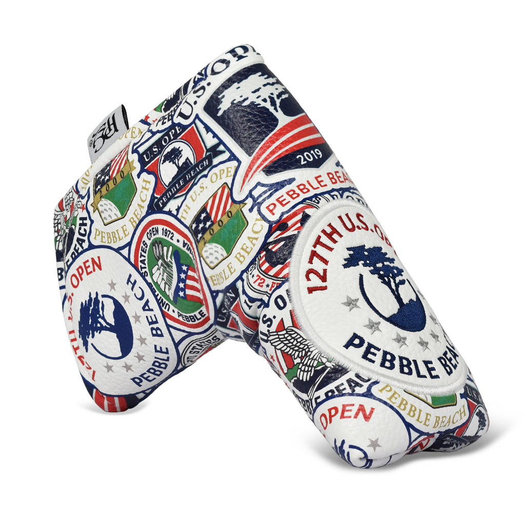 2027 U.S. Open Vintage Logos Blade Putter Cover