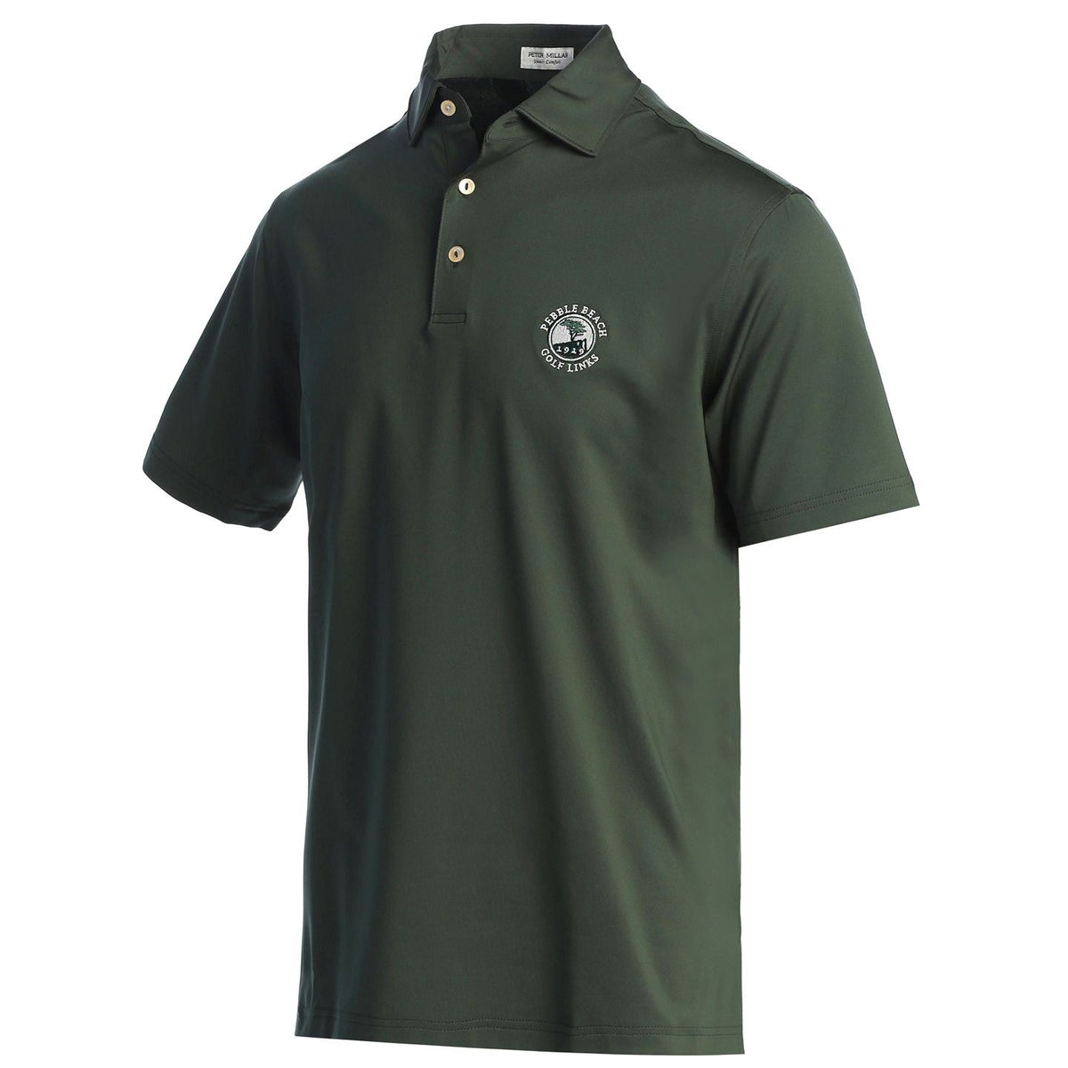 Pebble Beach Pine Brook Solid Polo by Peter Millar