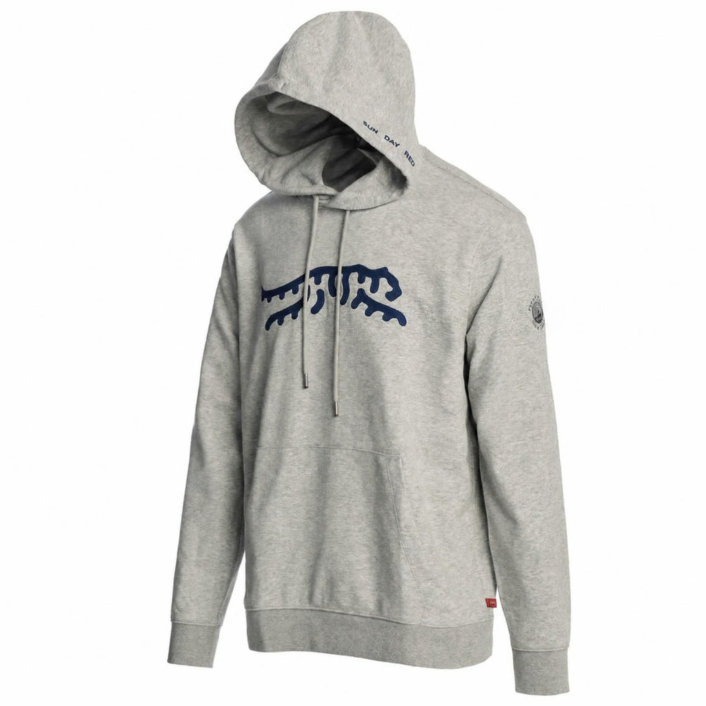 Pebble Beach Icon Chain Stitch Hoodie by Sun Day Red
