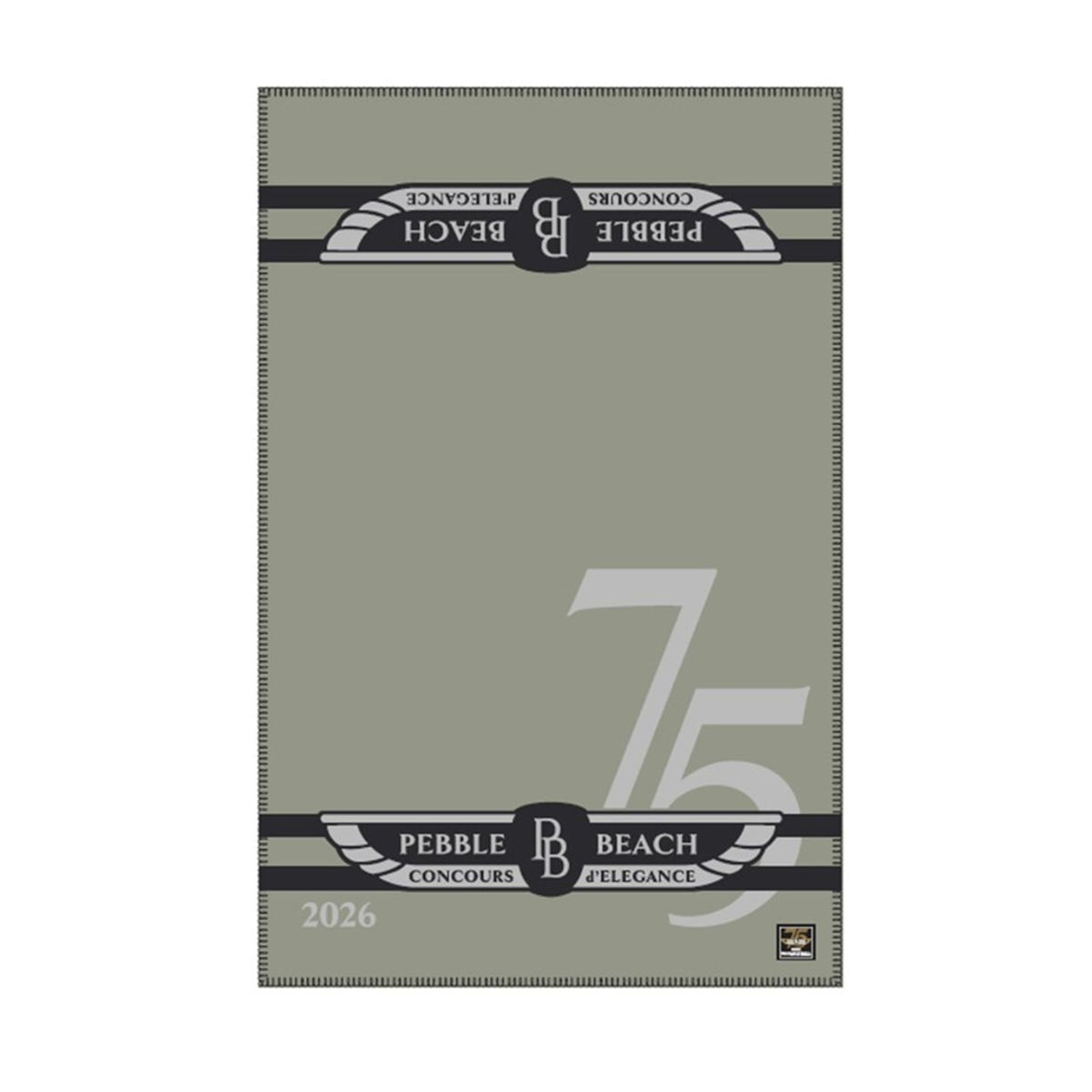 Concours d'Elegance 75th Custom Throw Blanket