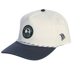 Pebble Beach Curved Two Tone Rope Hat by Branded Bills