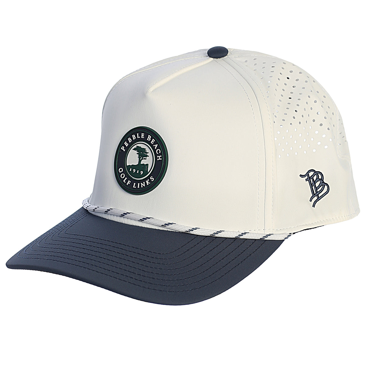 Pebble Beach Curved Two Tone Rope Hat by Branded Bills
