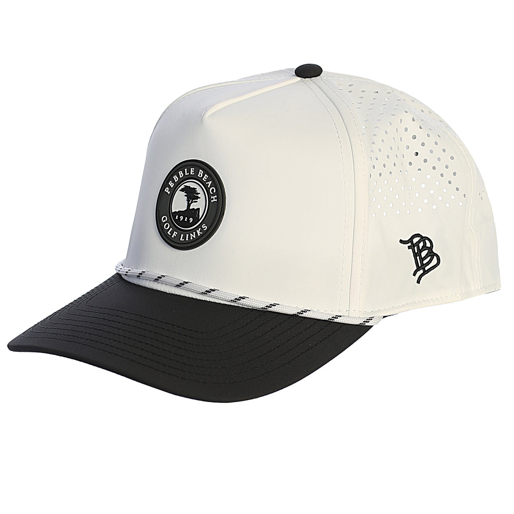 Pebble Beach Curved Two Tone Rope Hat by Branded Bills