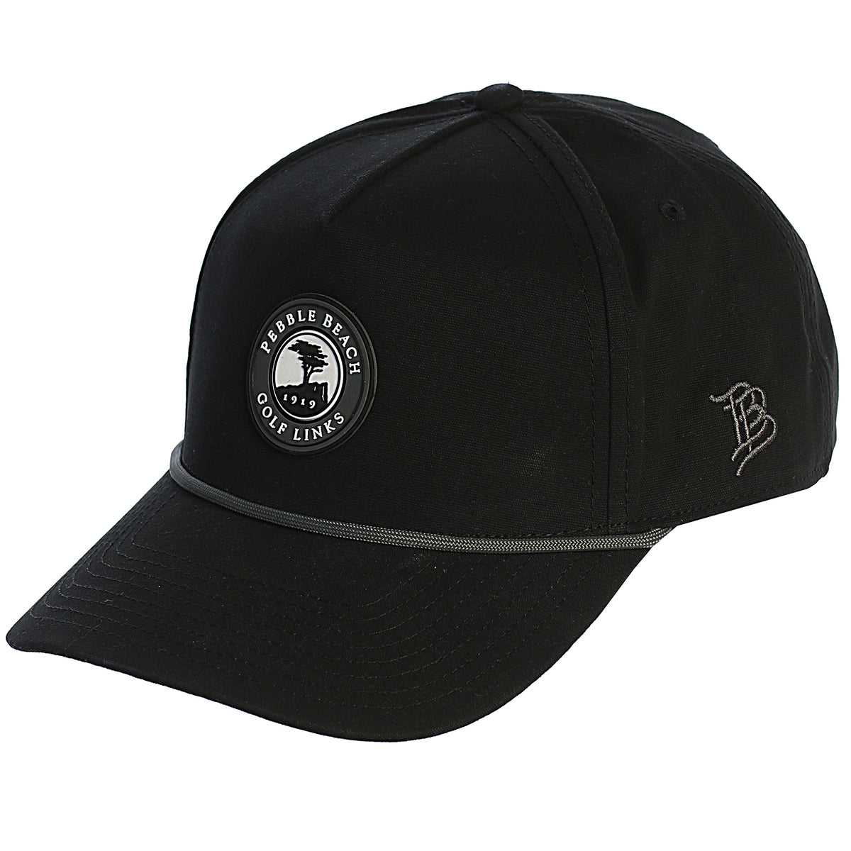 Pebble Beach Curved 5 Panel Rope Golf Hat by Branded Bills