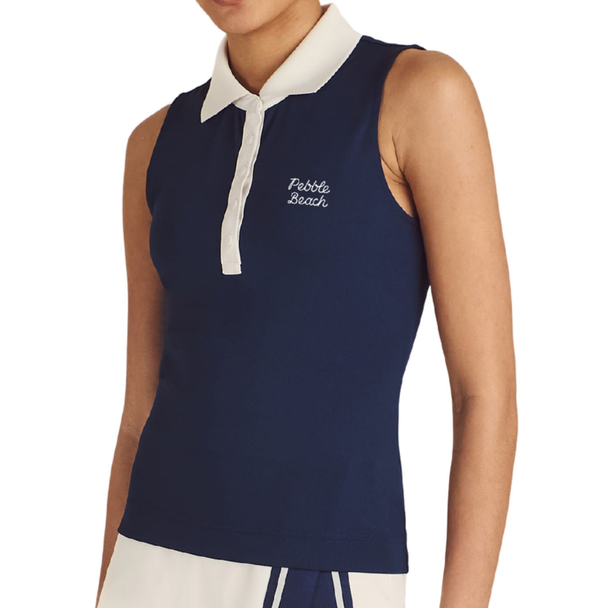 Pebble Beach Women's Claudia Sleeveless Polo by Malbon