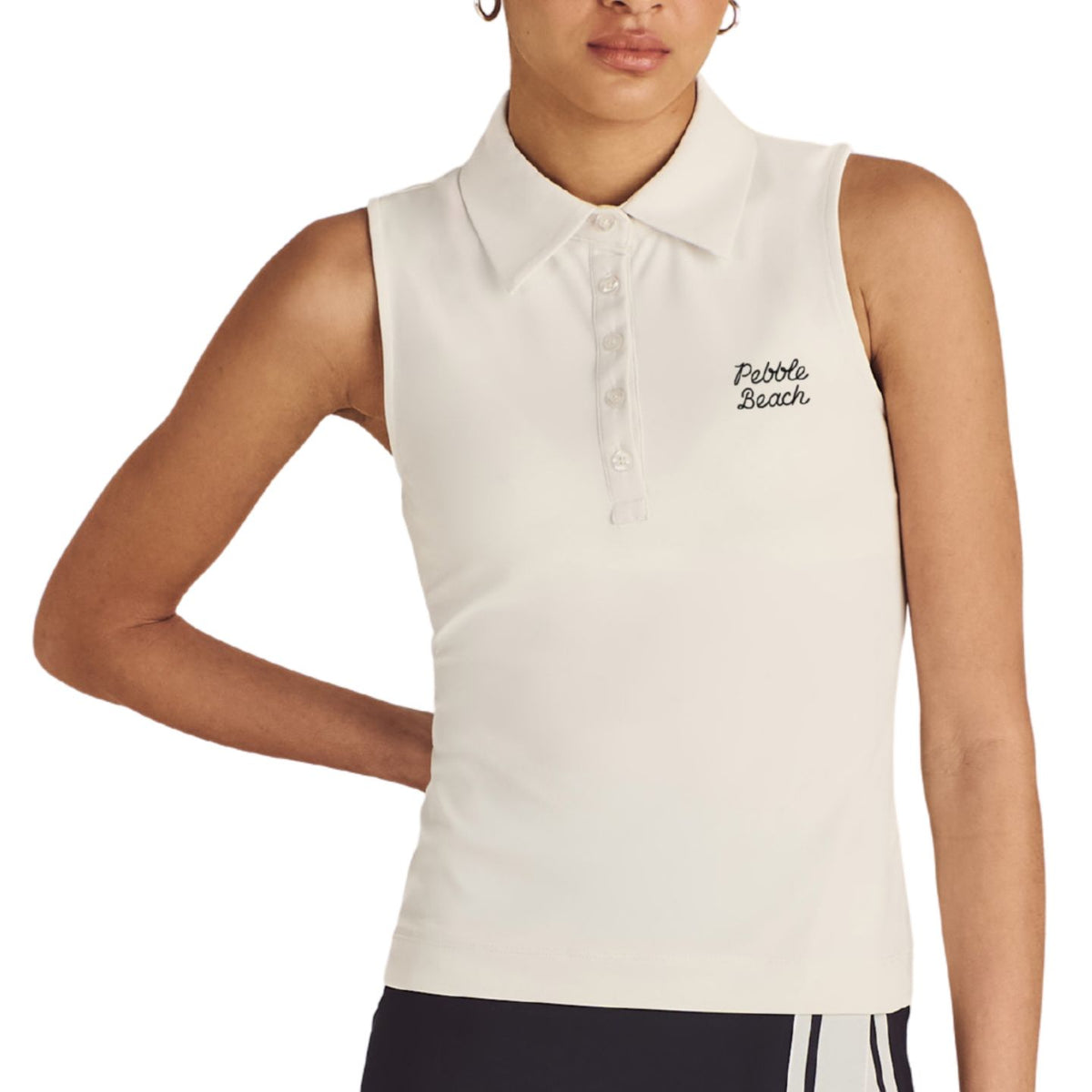 Pebble Beach Women's Claudia Sleeveless Polo by Malbon