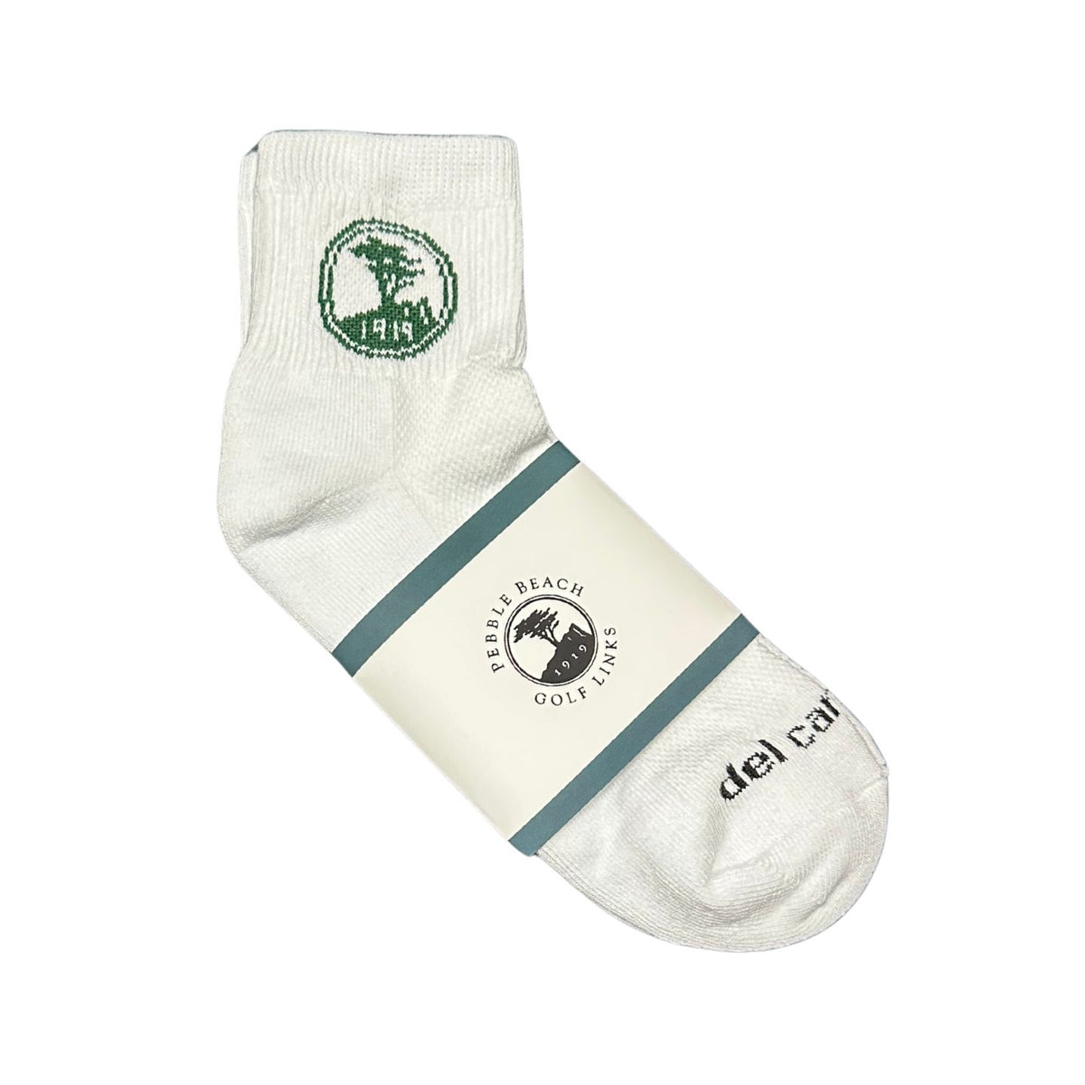 Pebble Beach 1919 Golf Socks by Del Campo