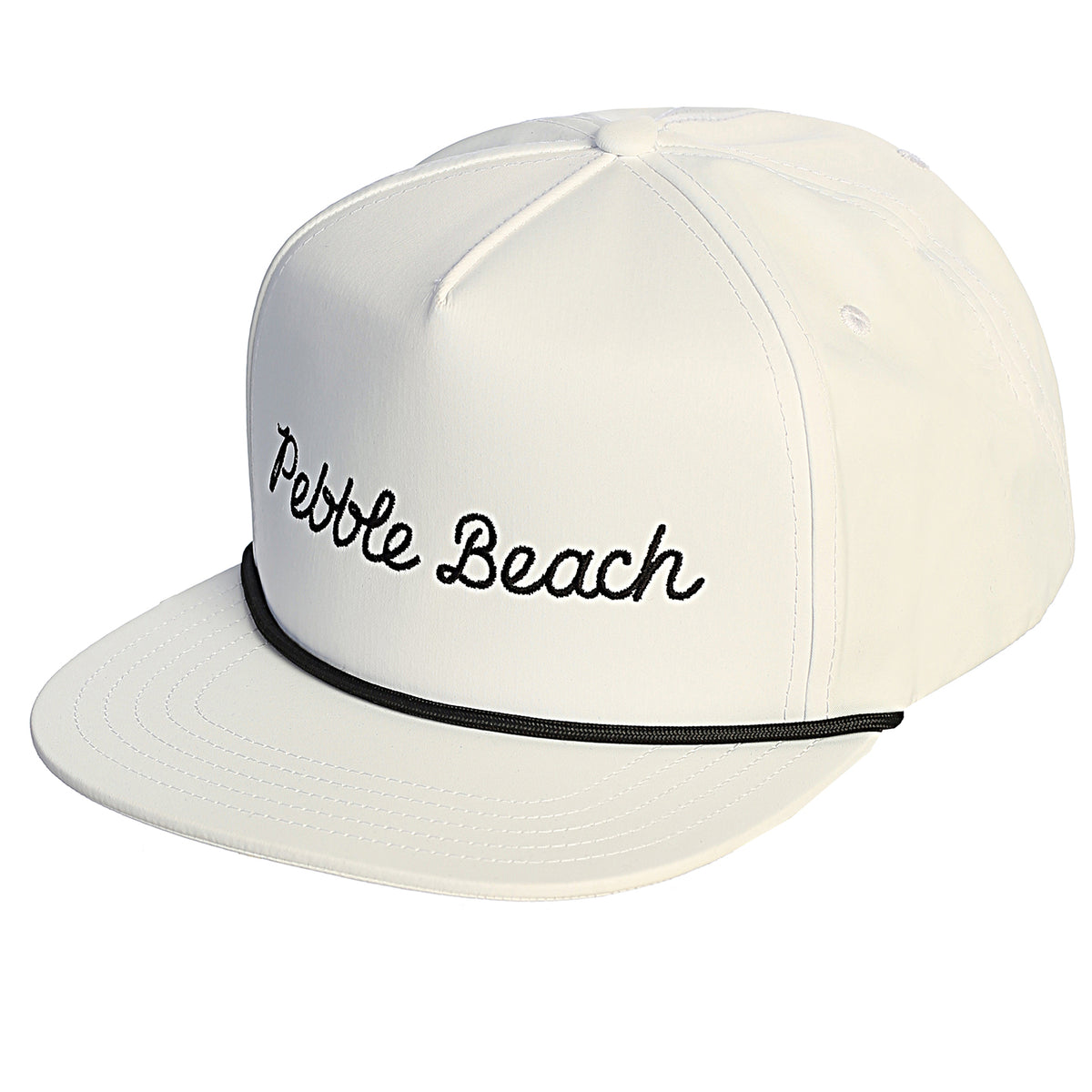 Pebble Beach Script Rope Hat by Malbon