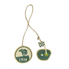 Pebble Beach Logo Beaded Bag Charm by Beth Ladd