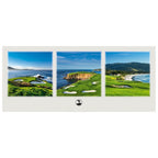 Pebble Beach Three Image Poster