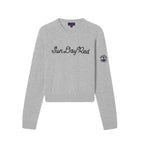 Pebble Beach Women's Cashmere Crewneck Sweater by Sun Day Red