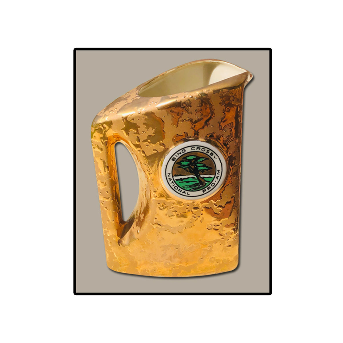 1976 Crosby Water Pitcher "Thanks Bing"