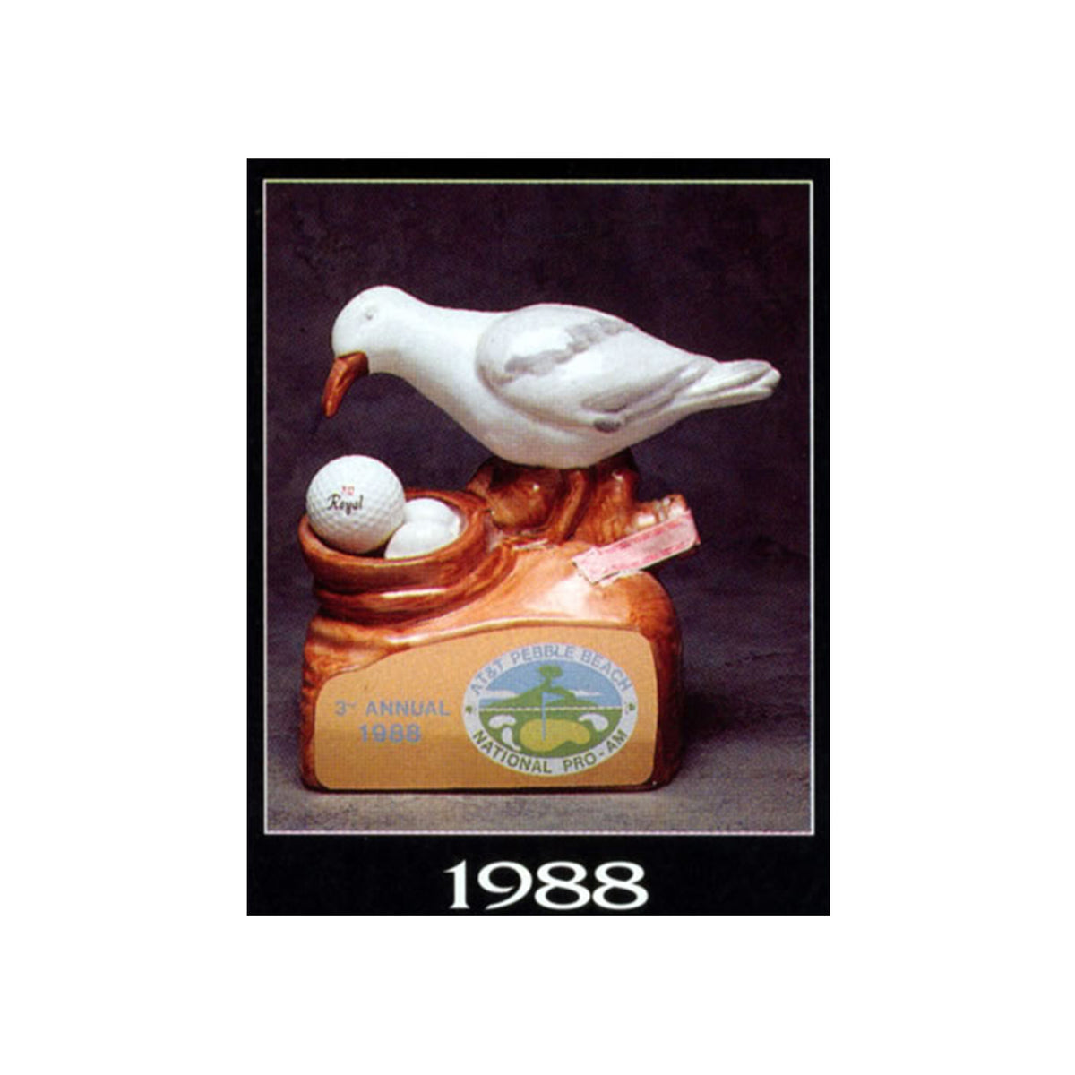 1988 AT&TPro-Am Decanter Seagull