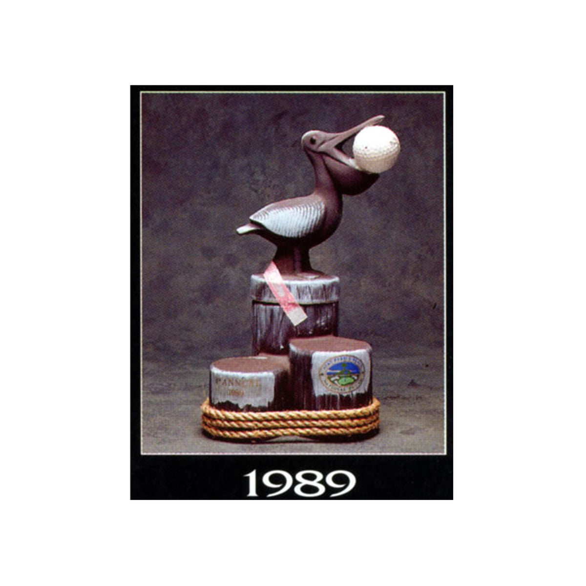 1989 AT&T Pro-Am Decanter Pelican