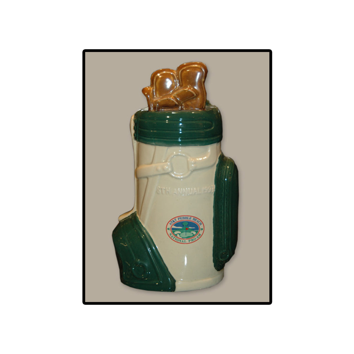 1993 AT&T Pro-Am Decanter Bag and Clubs