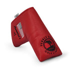 Pebble Beach Solid Elite Studio Blade Putter Cover-Red