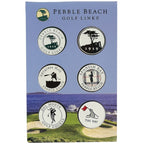 Pebble Beach 6 Piece Ball Marker Set