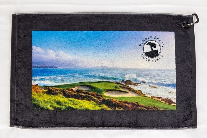 Pebble Beach 7th Hole Photo Golf Towel