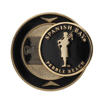 Spanish Bay Bagpiper Magnetic Coin Holder & Ball Marker